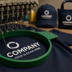 งานปักโลโก้